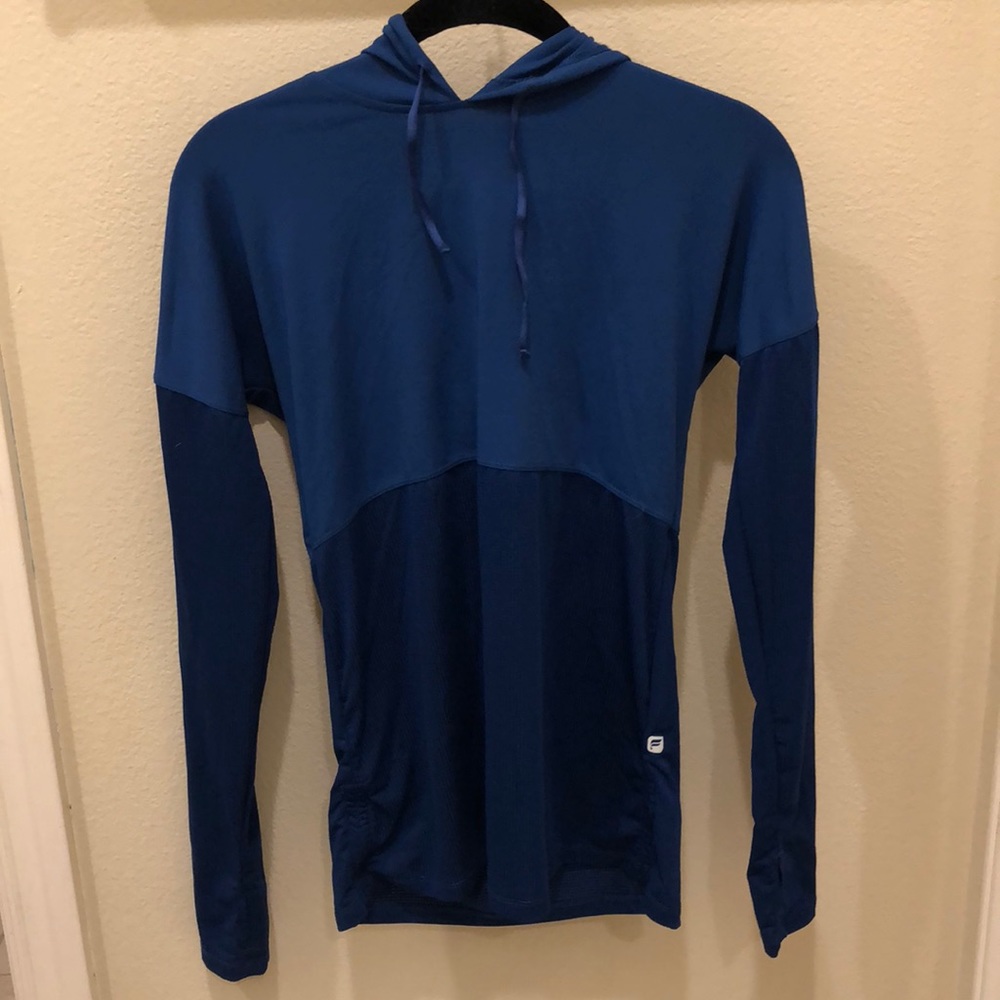 Fabletics blue running pullover
